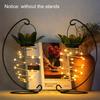LED Copper Light Solar Power Lights String Pineapple Lamp Lantern Waterproof Outdoor Garden Decoration