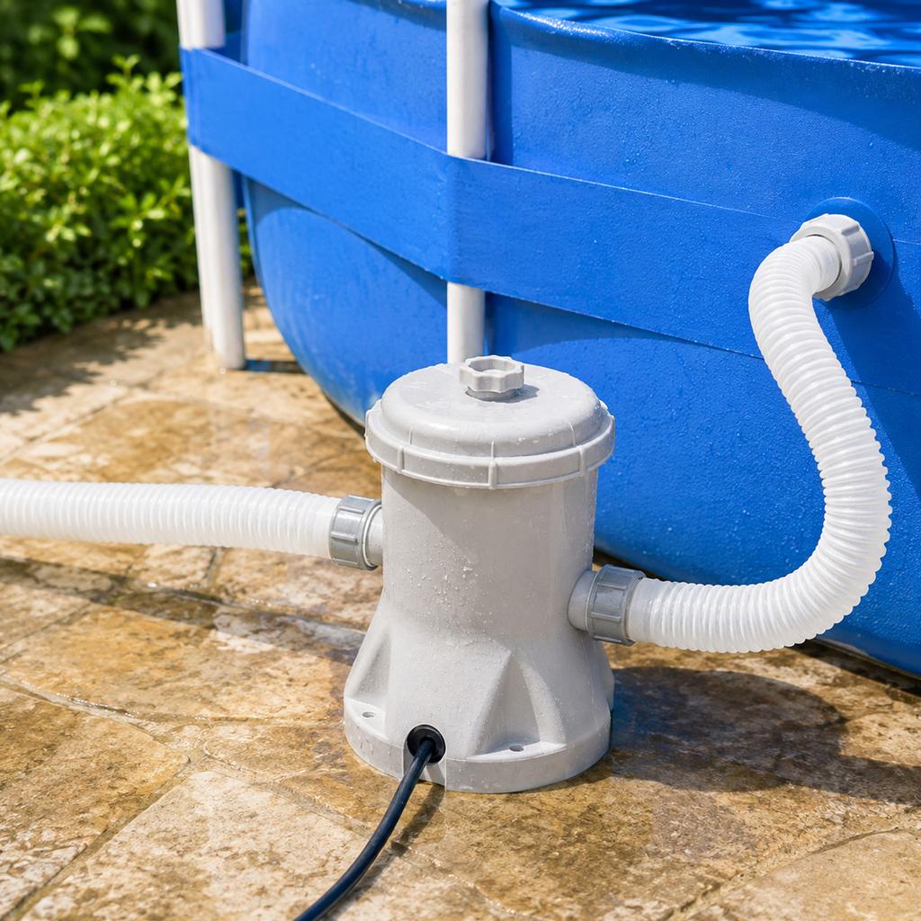 Small Above Ground Pool Filter Circulation 630 for Outdoor Swimming Pool