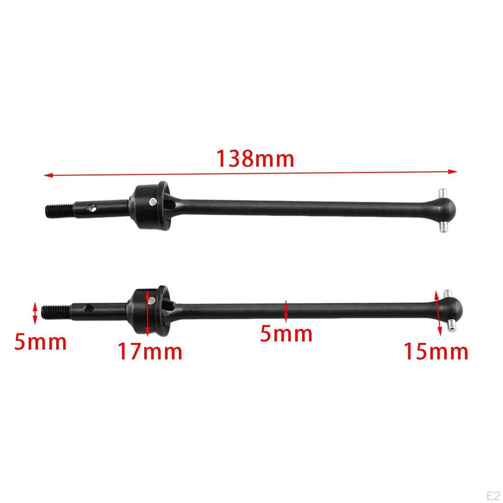 Durable Front CVD Drive Shaft Scratch Resistant RC Axles Shafts for UDR 8550 8553 DIY