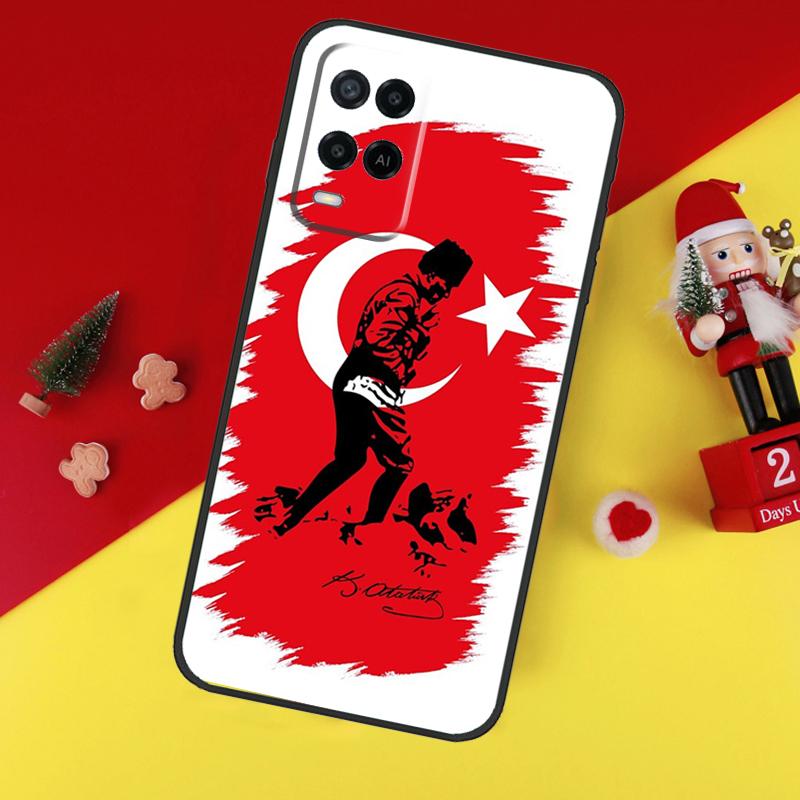 Mustafa Kemal Ataturk Case For Oppo A94 A74 A54 A60 A40 A80 A16 A76 A96 A98 A58 A78 A18 A38 A57 A17 A15 A5 A6 Pro