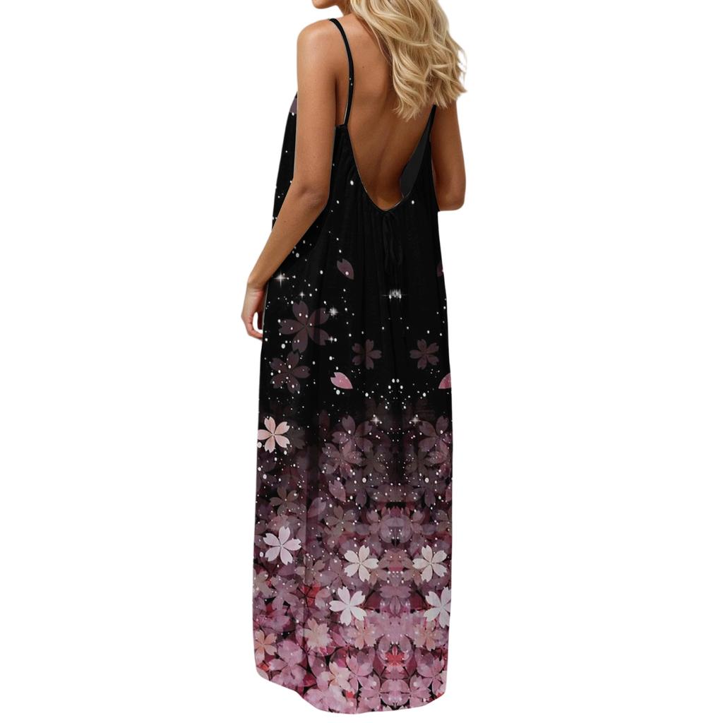 Women's Casual, Fashionable And Retro Printed Dress