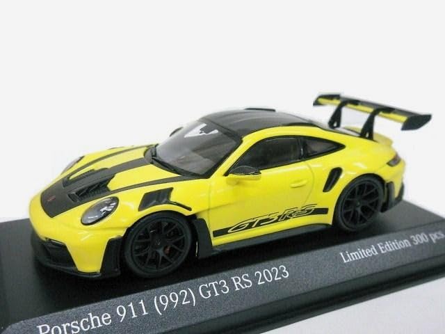 Europe Exclusive Scale Porsche 911 GT3 RS Weissach Package 2023 1/43 (Yellow)