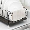 Iron Kitchen Dish Drying Rack Holder with Tray Tableware Storage Shelf Plate Dish Rack Drainer Cabinet Kitchen Organizer