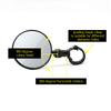 Bicycle Rearview Mirror Wide Angle Convex Bicycle Reflective Mirror
