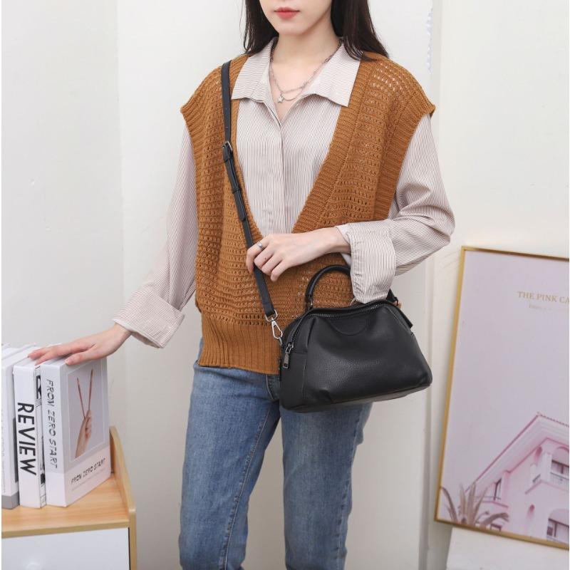 

Женская сумка через плечо большой вместимости, женская модная сумка-тоут чёрный