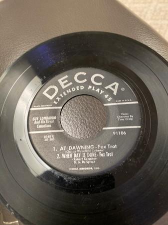 

7inch Record GUY LOMBARDO HIS ROYAL CANADIANS At Dawning 91106 Decca US Jazz Used