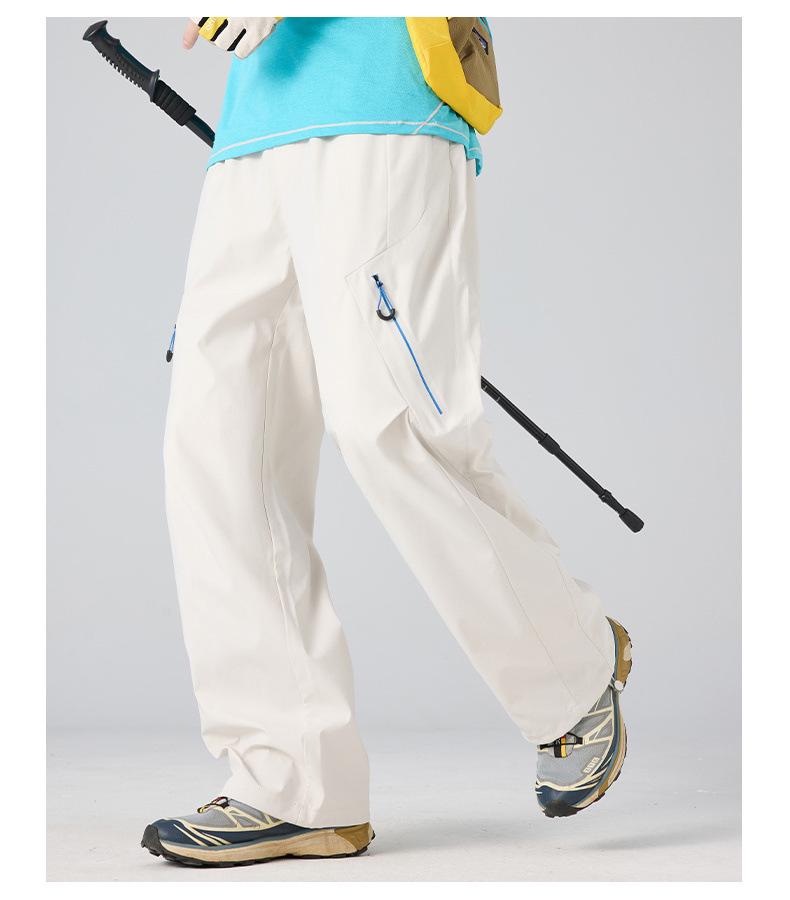 Unisex Quick-Drying Mountain-Style Outdoor Pants – Lightweight, Waterproof, Spring/Summer Casual Wear for Work or Sports