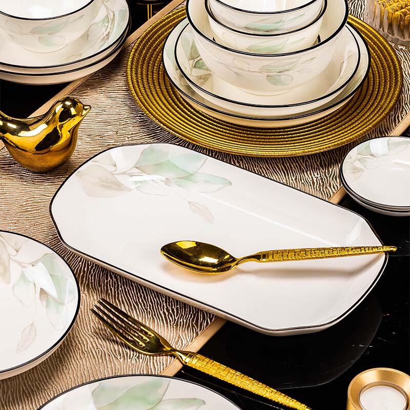 Haoya Jingdezhen 78-Piece Ceramic Dinnerware Set