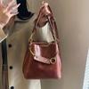 Retro-Ketten-Eimer-Tasche 2026 Neue Modische Alleskönner Hochwertig Großes Fassungsvermögen Tragbar Einschulter-Umhängetasche