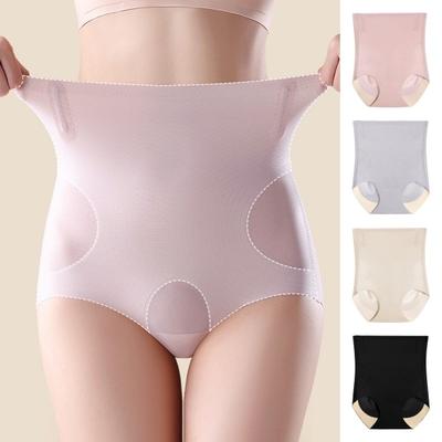 Culotte Gainante Ventre Plat pour Femmes Taille Haute Body Shaper Sous-vêtements Slip de Compression Invisible