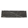 140*38*70cm Modern Black Sideboard Display, 3 Doors, Dining Cabinet with Adjustable Partitions, Wide Handle-free Compartments