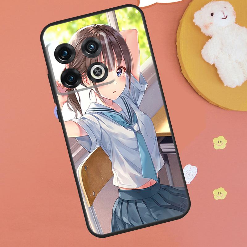 Anime Girl Cartoon Japan Cute Case For OnePlus 15 13 12 11 13T 13R 12R 10R 10T 8T OnePlus Nord 5 CE 4 3 Lite N20 N30 Funda