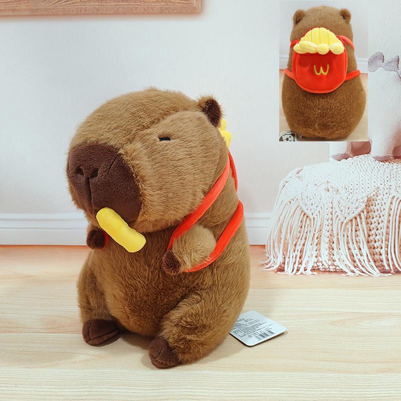 Adorable Capybara Plush Toy Chef Pillow Cute Party Decoration Gift For Kids