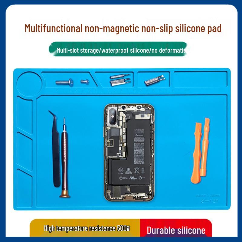 Magnetic Anti-Slip Silicone Repair Pad for Electronics