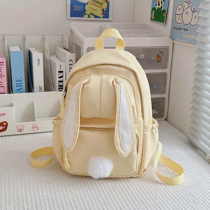 School Bag High Value Japanese Girl Ins Travel Shopping Mini Backpack Milk Huhu Children Spring Outing Research Small Backpack
