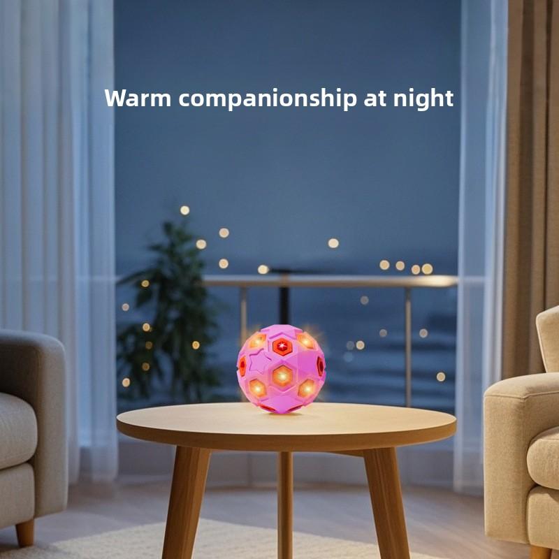 Natural Rubber Teeth Grinding and Cleaning, Glowing Toy Ball, Interactive Training, Self-entertainment and Boredom Dog Toy