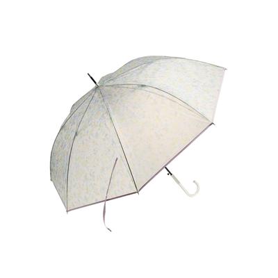 Afternoon Tea Living Long Umbrella Small Flower Clear Long Purple JM94, Umbrella,