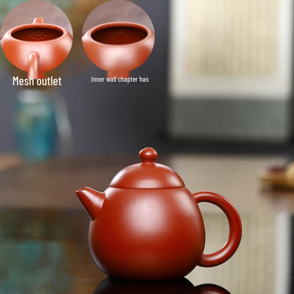 Dragon Egg Da Hong Pao Clay Handmade Yixing Zisha Tea Set