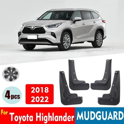 Car Mudflaps FOR Toyota Highlander XU70   Mudguard Fenders Mud Flap Guard Splash Mudguards Accessories Auto Styline 4pcs