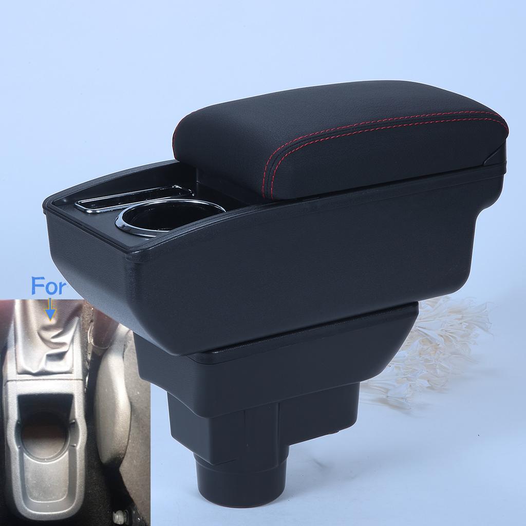 Für Opel Corsa D Armlehnenbox Für Opel Corsa Auto-Armlehnen-Aufbewahrungsbox Spezieller Getränkehalter Nachrüstteile Innenraum Autozubehör