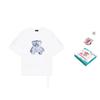 WE11DONE Negative Teddy Print T Shirt WD-TT9-20-117-U-WH