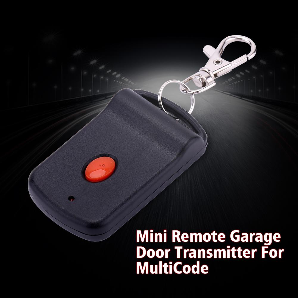 Portabel 1-knapps trådlös fjärrkontroll för garageport, sändare 315MHZ portöppnare