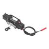 RC Winch Aluminum Alloy Electric Dual Motor Simulated Winch for   SCX10 90046 D90 1Celsius10 RC Car 6 to 8V