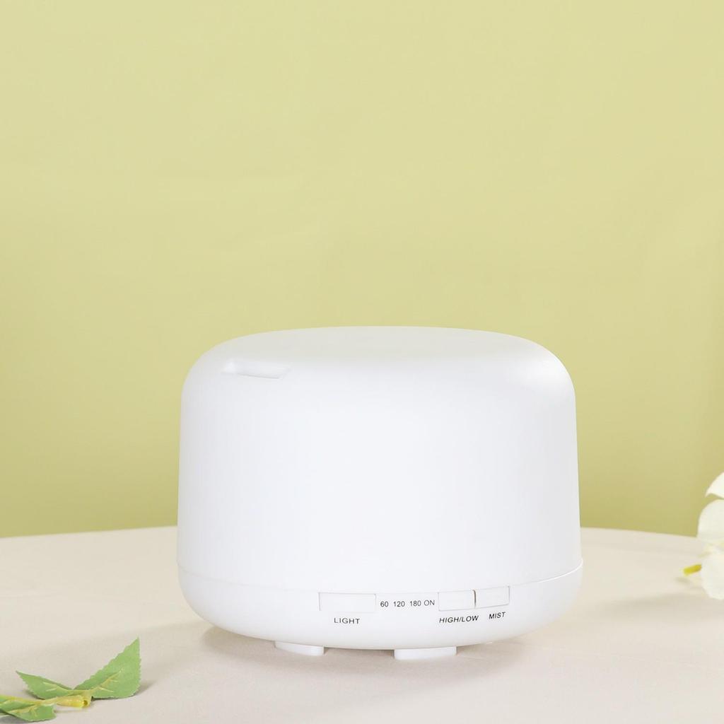 MUJI 500ML Wood Grain Aroma Diffuser & Air Purifier - 5V USB Humidifier for Home
