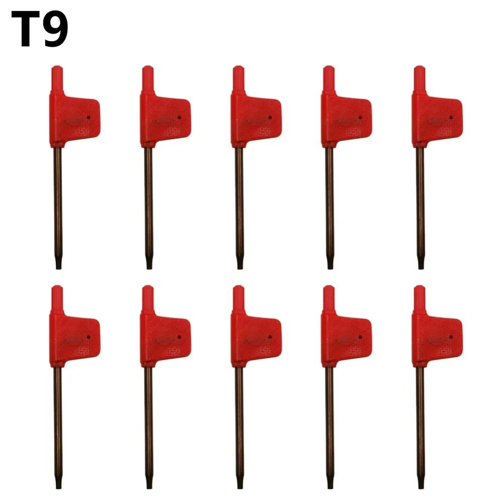 10Pcs Power Tool Torx Screw Spanner T5 T6 T7 T8 T9 T15 T20 T Wrench New Torx Screwdriver Wrench