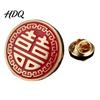 Men Collar Pin Vintage Embossed Pattern Lapel Pin Zinc Alloy Suit Coat Metal Button for Formal Corsage Decoration