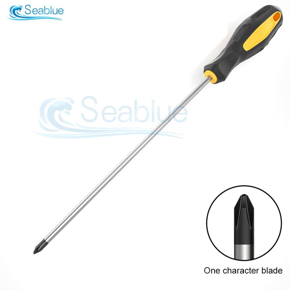410mm Long Slotted Phillips Screwdriver Rubber Handle Magnetic Screwdriver Installation and Disassembly Repair Tool