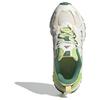 Adidas Cushioning Wear-Resistant Low-Top Chunky Sneakers Women's White Green Sneakers JQ7621