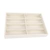 8 Slot Sunglasses Display Case Soft Velvet Lining Eyeglasses Storage Organizer for Drawers Showcases