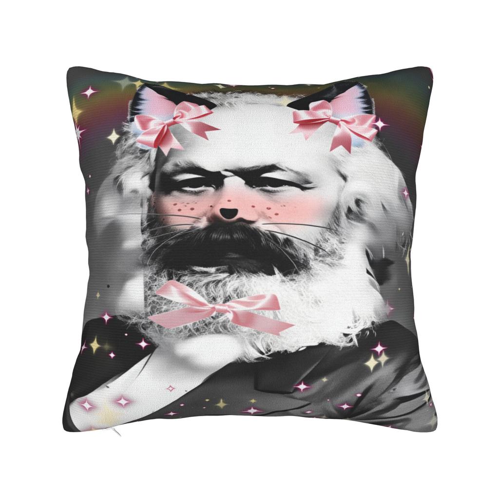 Pillow Cover Karl Marx Engels And Lenin Fashion Pillow Case For Office Car Home Decor Pillowcases