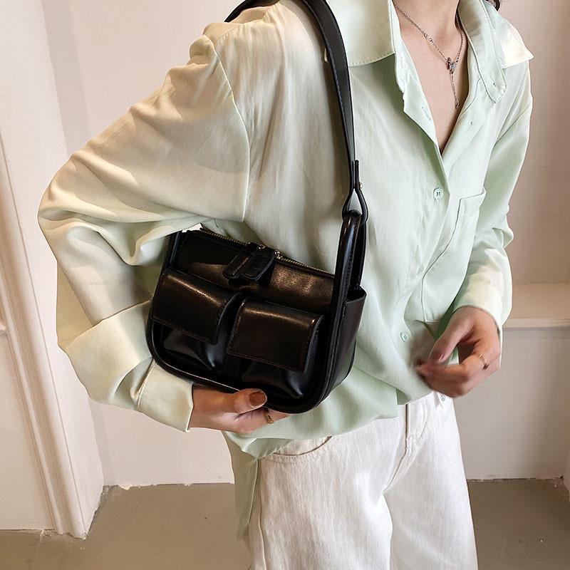

Minimalist Underarm Bag Women s 2023 Spring New Casual Niche Small Square Bag Stylish Versatile Single Shoulder Bag Pink чёрный