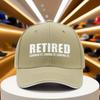 Pc Retirement Cap with Retired  Living It Loving It Text Lightweight Breathable Baseball Hat for Retirement Party