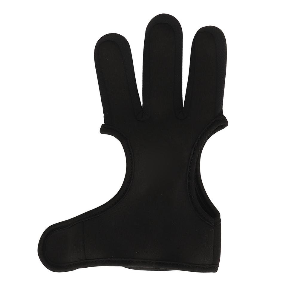 Archery Gloves Professional Lightweight Adjustable 3 Finger Archery Finger Tab Gloves for Shooting Hunting Targeting