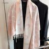 Women's Luxury Cashmere Scarf: Warm, Double-Sided Tassel Shawl & Neck Warmer