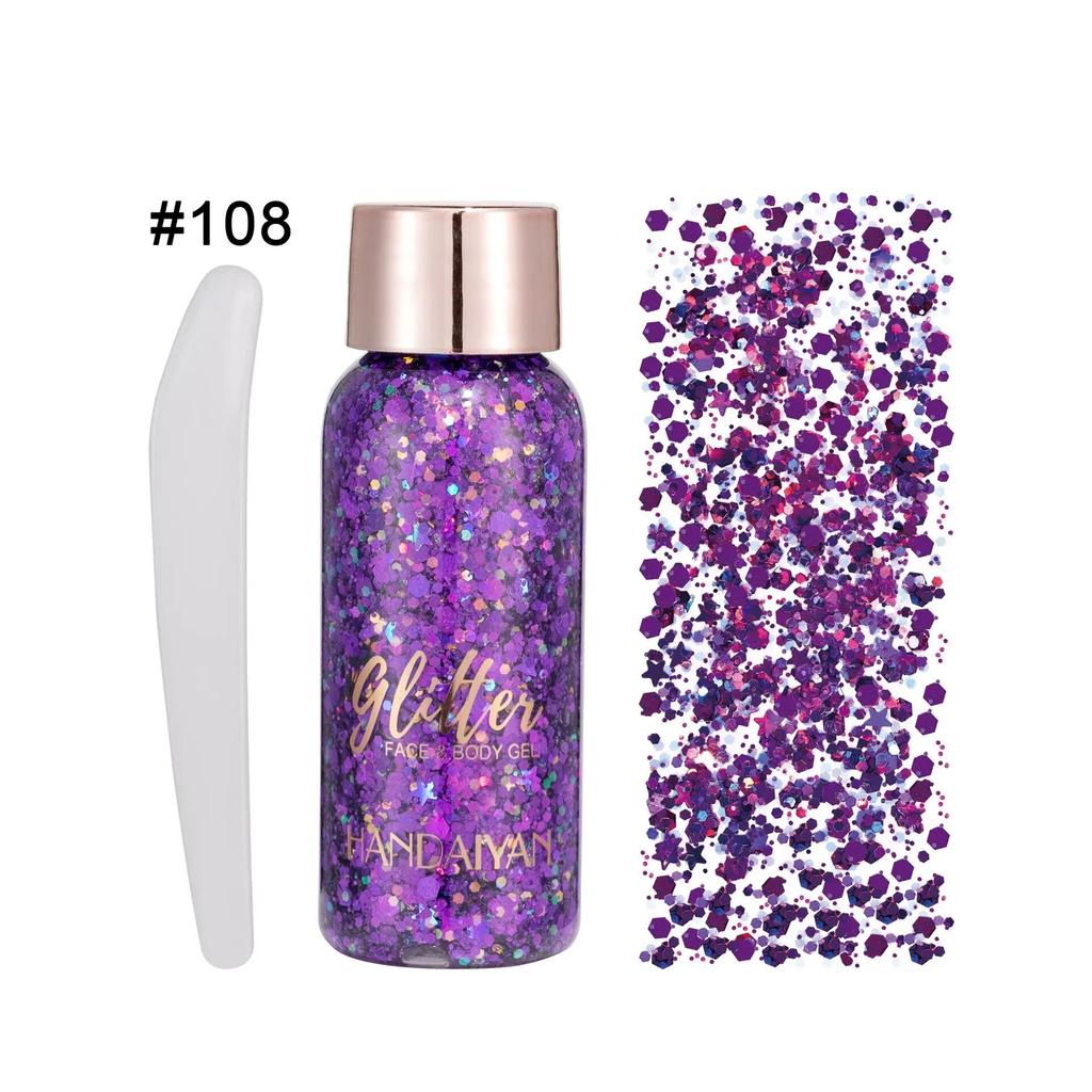 New Makeup Shimmering Eye Shadow Liquid Girls Face Stage Makeup Gel Liquid Glitter Body Lotion Ritual Beauty Makeup