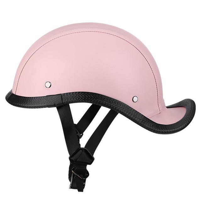 Protective Helmet Retro Scooter Equipment Vintage Casco Vintage German for Off -Road Protective Visor Mouth and Nose
