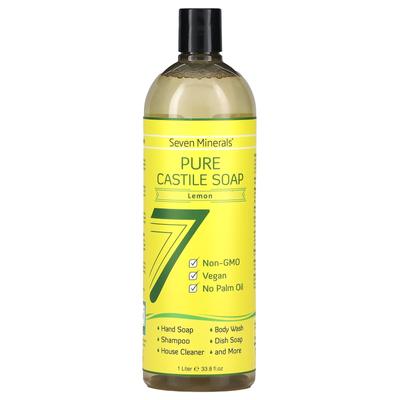 Reine Kastilienseife, Zitrone, 33,8 fl oz (1 l)