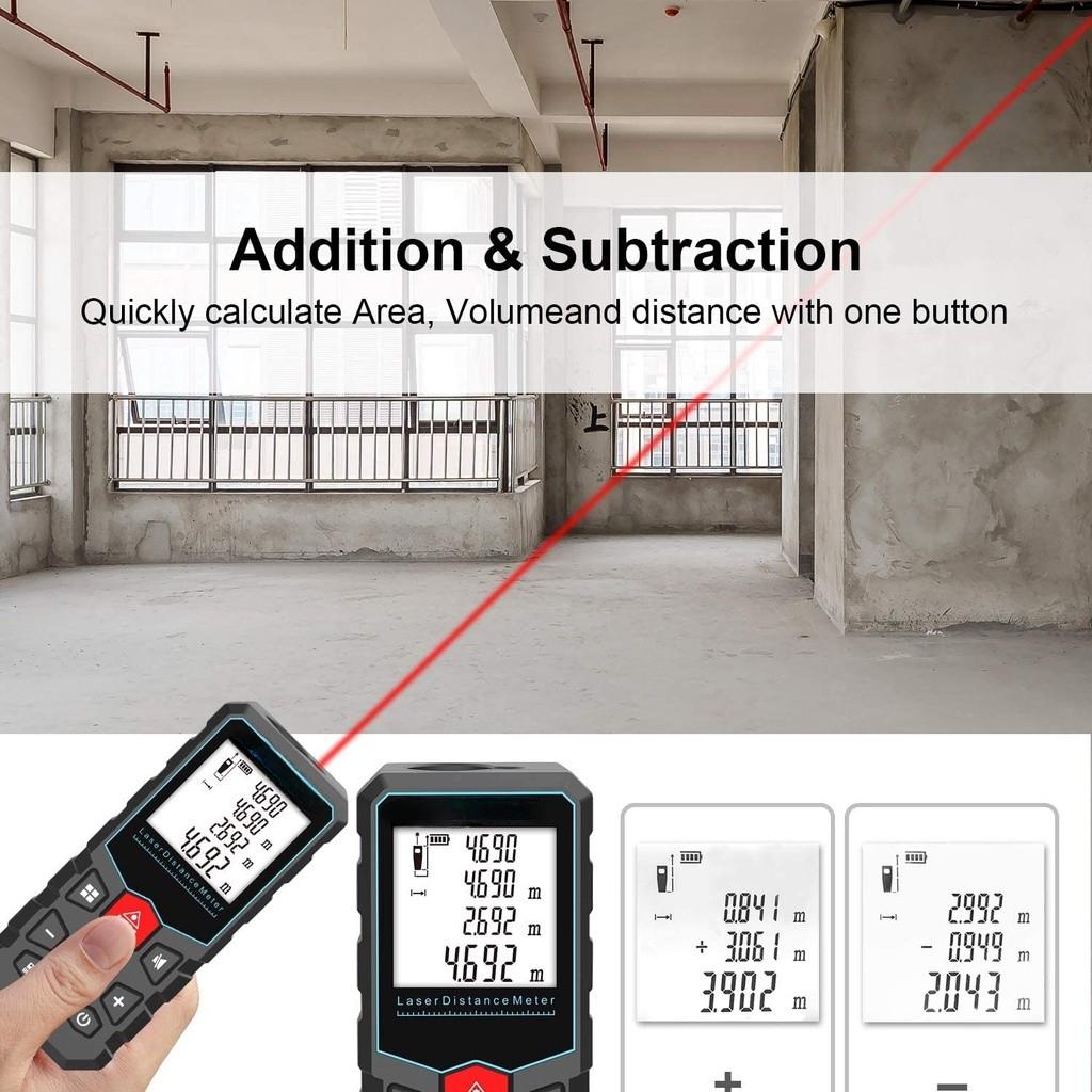X5 Digital Precision Laser Distance Meter Handheld Tape Measure Test Tool Portable Professional Laser Rangefinder