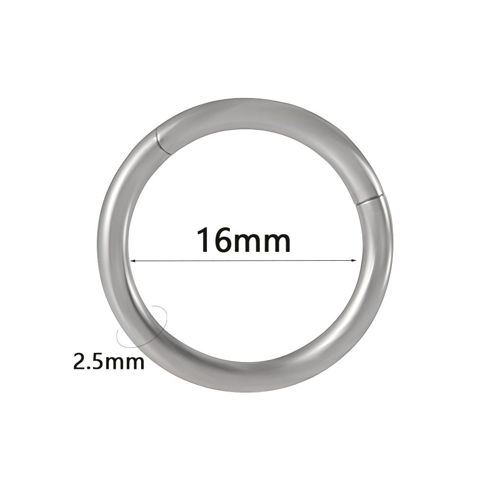 Segment klikacího septa z chirurgické oceli 1ks Kloubový kroužek Nos Obruč na rty Obruč ušní chrupavka Piercing do ušního boltce Tragus Helix