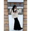 Age reduction sweet bud cotton clothes bread clothes winter gentle and versatile small scarf thickened warm cotton-padded jacket