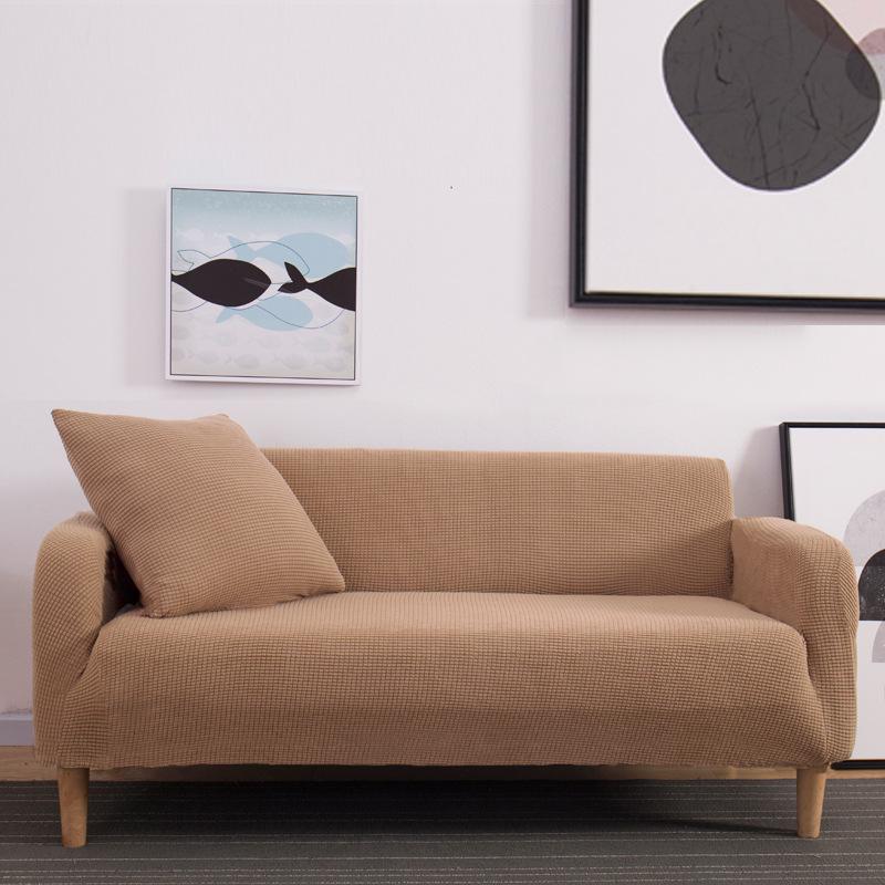 Thickened Sofa Cover, Single or Double Three Seat Sofa Cover, Fully Covered Sofa Cushion Cover