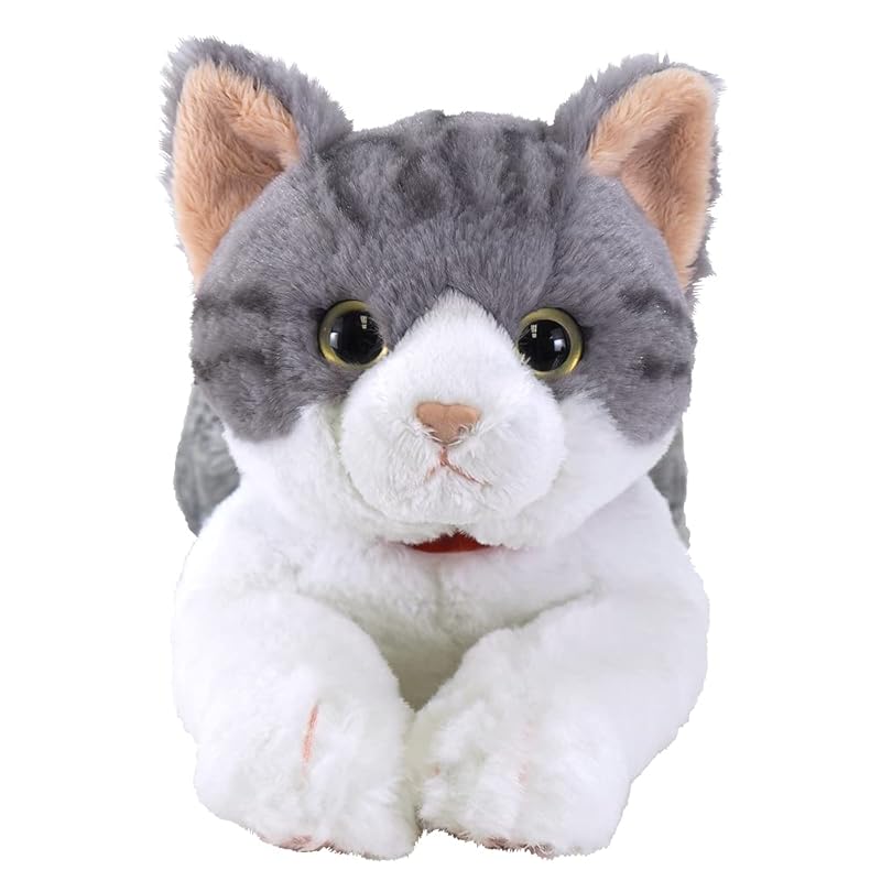 Sun Lemon Lap Cat Sabashiro Medium 16 x 47 x 18cm Plush Animal Cute Cat P-7792