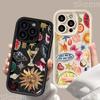 Fashion Black Collage Sun Pattern Eye Design Case For Samsung Galaxy S25 S24 S23 S22 S21 Ultra Plus S20 FE A55 A54 A15 A35 Cover