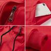 Autumn and Winter Men's Solid Color Cardigan Hooded Plus Velvet Loose Casual Sports Sweater