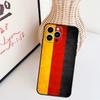 Germany Flag Banner Cover Case For iPhone 14 Pro 11 16 15 Pro Max 12 13 Mini Plus XS X XR Funda
