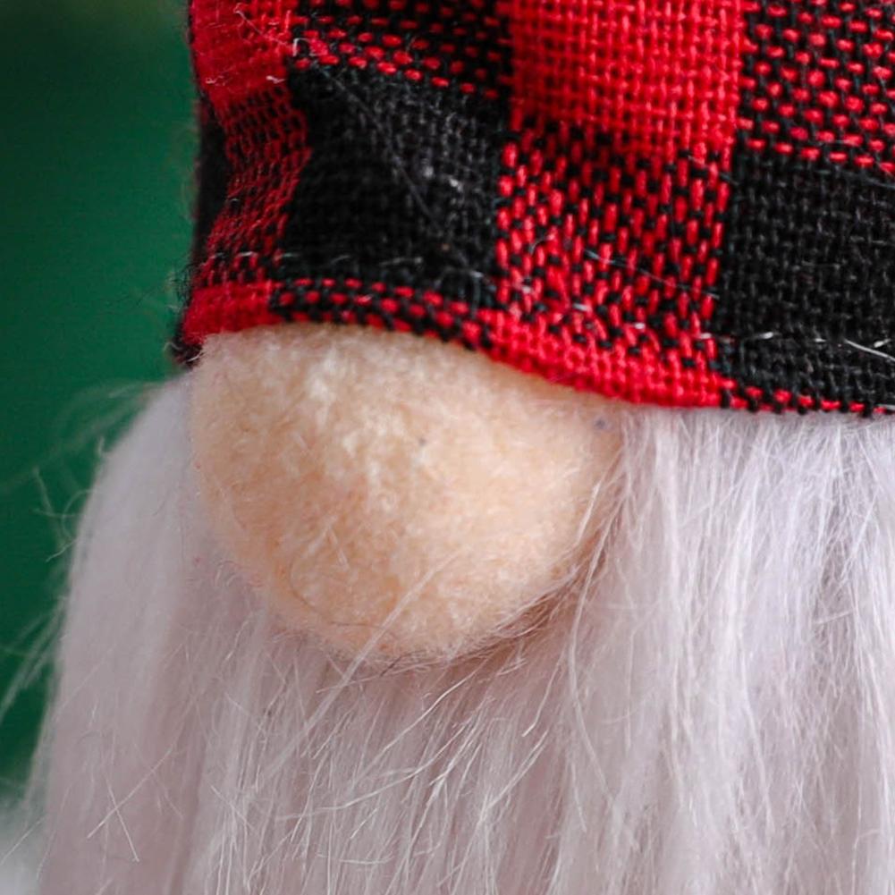 3Pcs/1set Christmas Gnomes Plush Santa Doll Knitted Fabric Xmas Tree Hanging Ornaments Gonk Dwarf Decoration Gifts